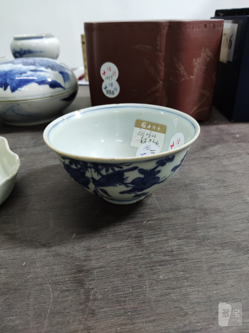 明 青花喜上眉梢纹碗 - 图3